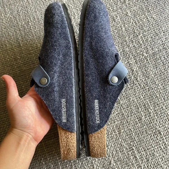 LIKE NEW BIRKENSTOCK Boston Felt/Leather Clogs! - Picture 14 of 14
